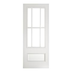 Deanta Canterbury White Primed Bevelled Glaze